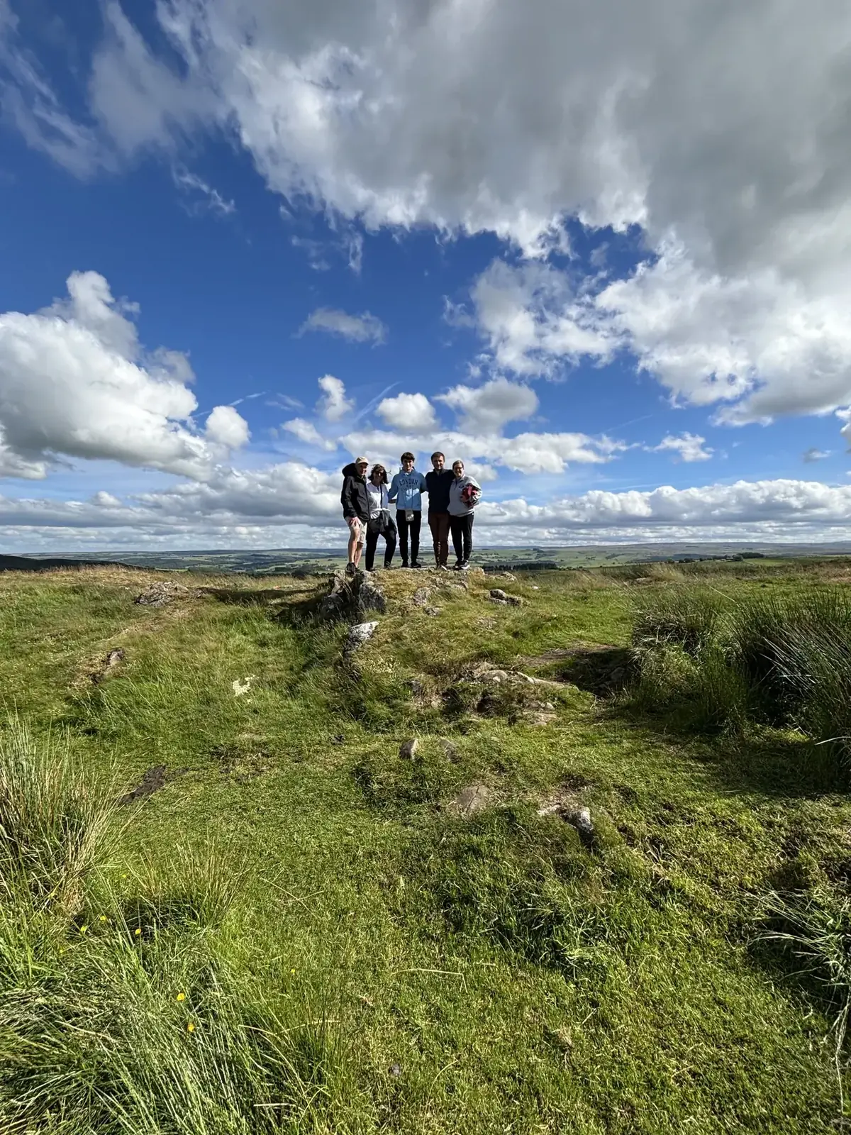 Open Yorkshire landscape stretching to the horizon, seen on a private chauffeur journey